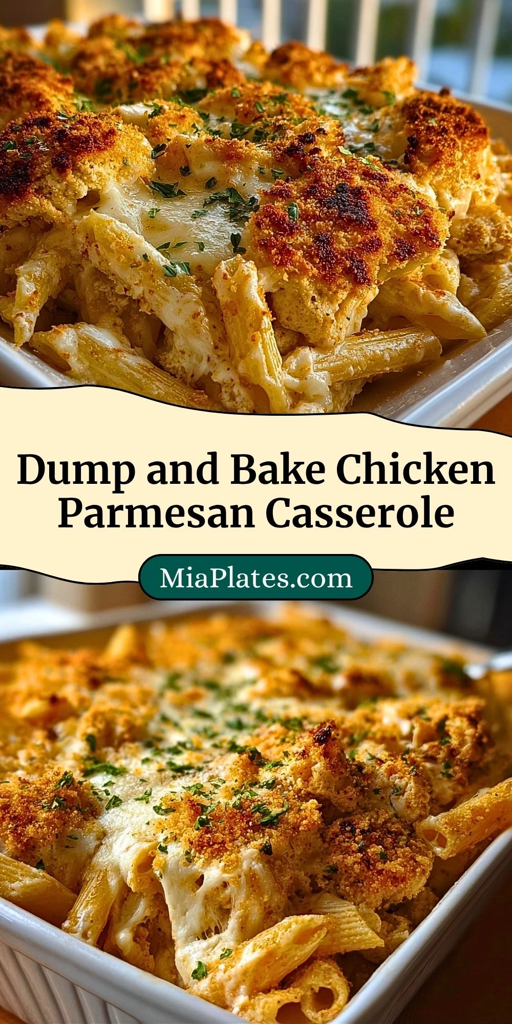 Dump and Bake Chicken Parmesan Casserole (3)