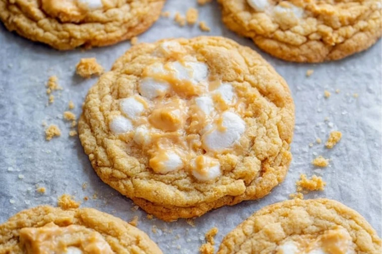 Soft and Chewy Fluffernutter Cookies