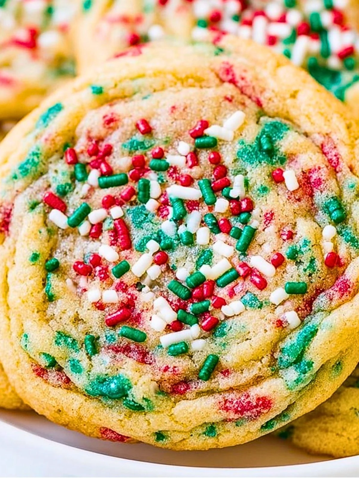Softbatch No-Roll Holiday Sprinkles Cookies (1)