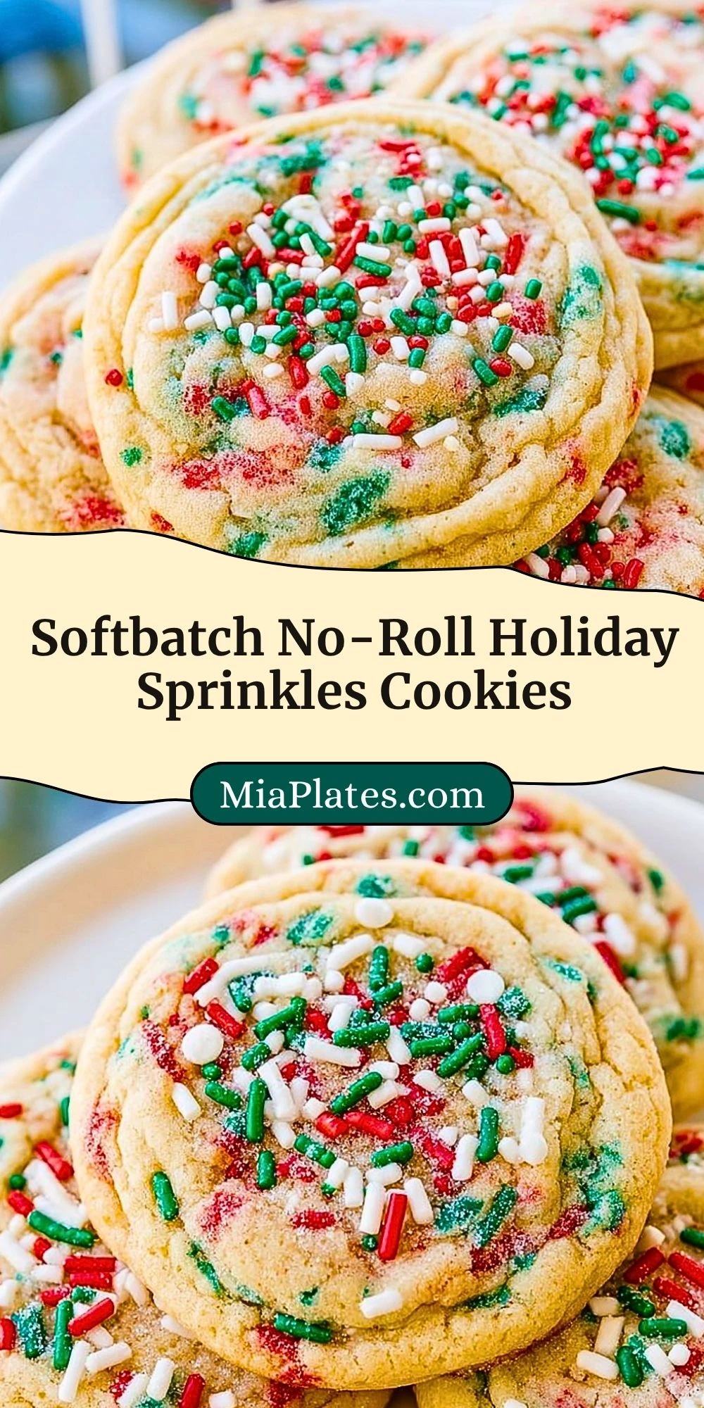 Softbatch No-Roll Holiday Sprinkles Cookies (3)