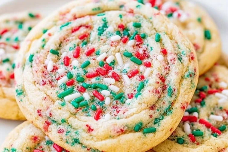 Softbatch No-Roll Holiday Sprinkles Cookies