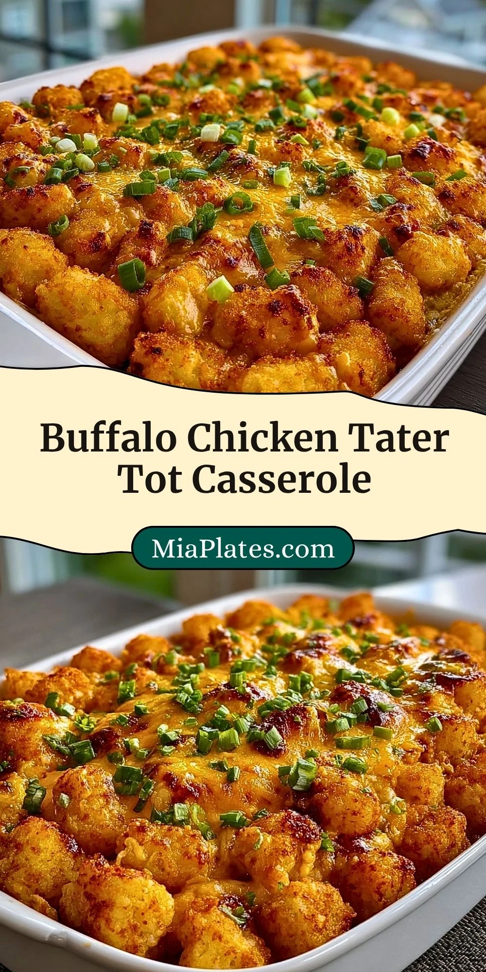 Buffalo Chicken Tater Tot Casserole (2)