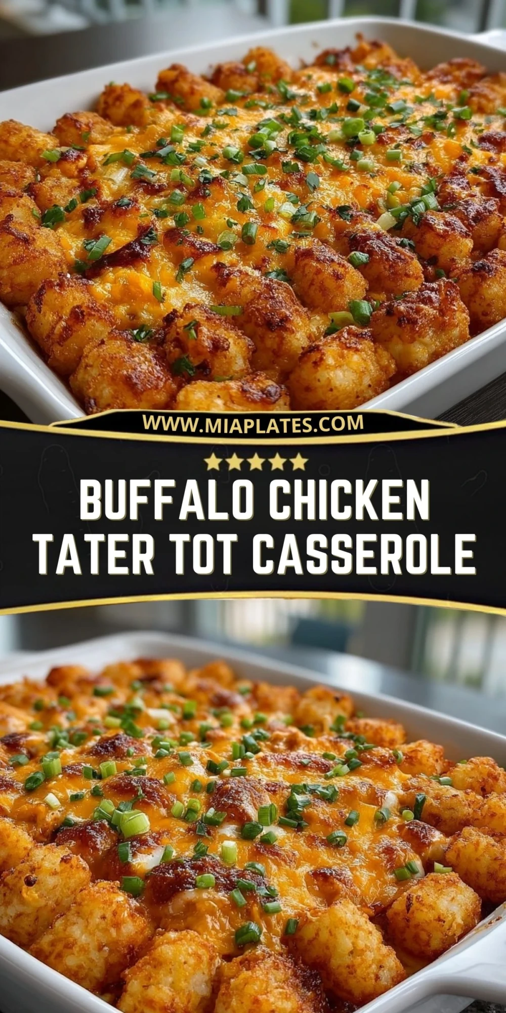 Buffalo Chicken Tater Tot Casserole (3)