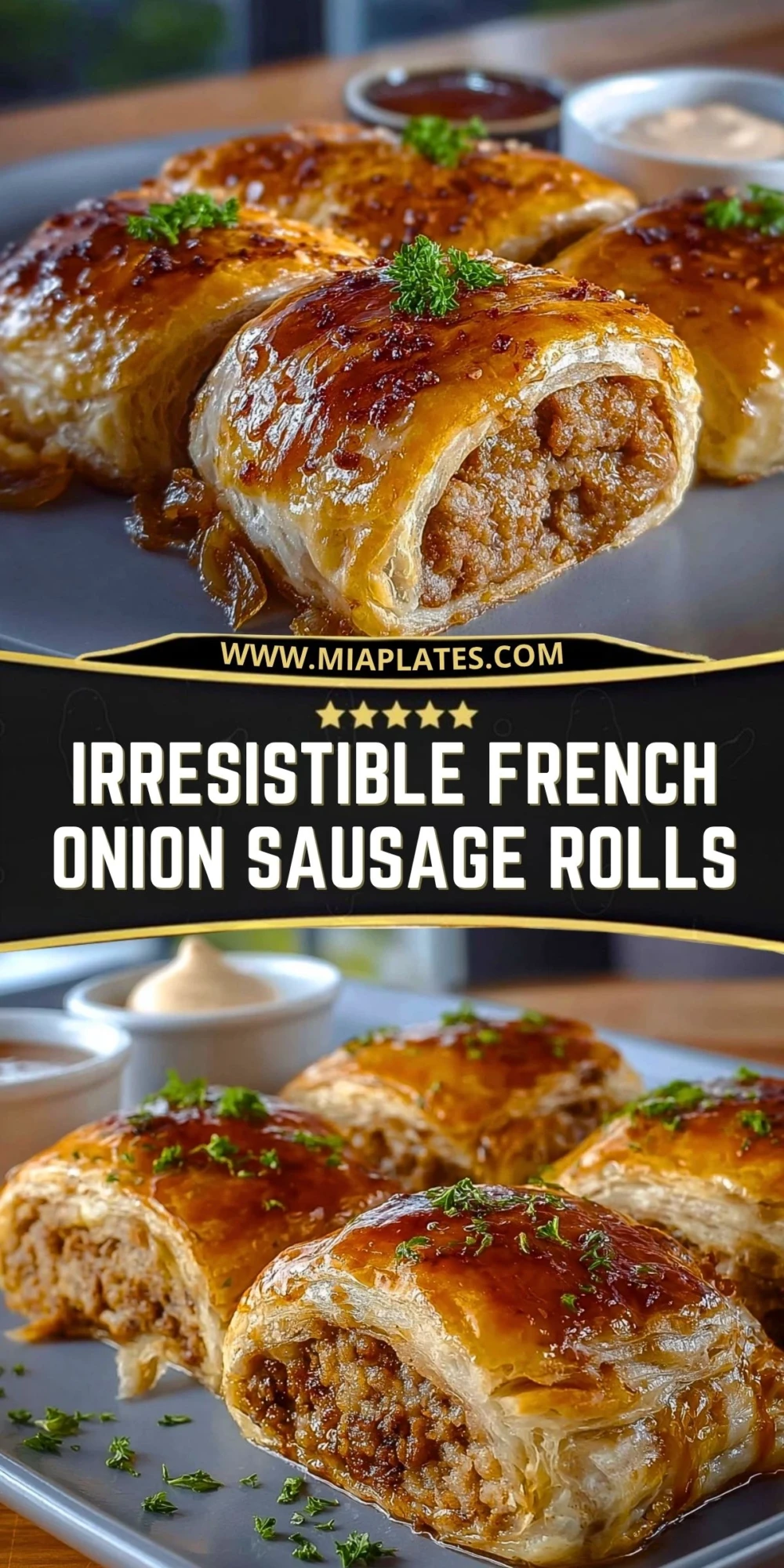 Irresistible French Onion Sausage Rolls (3)