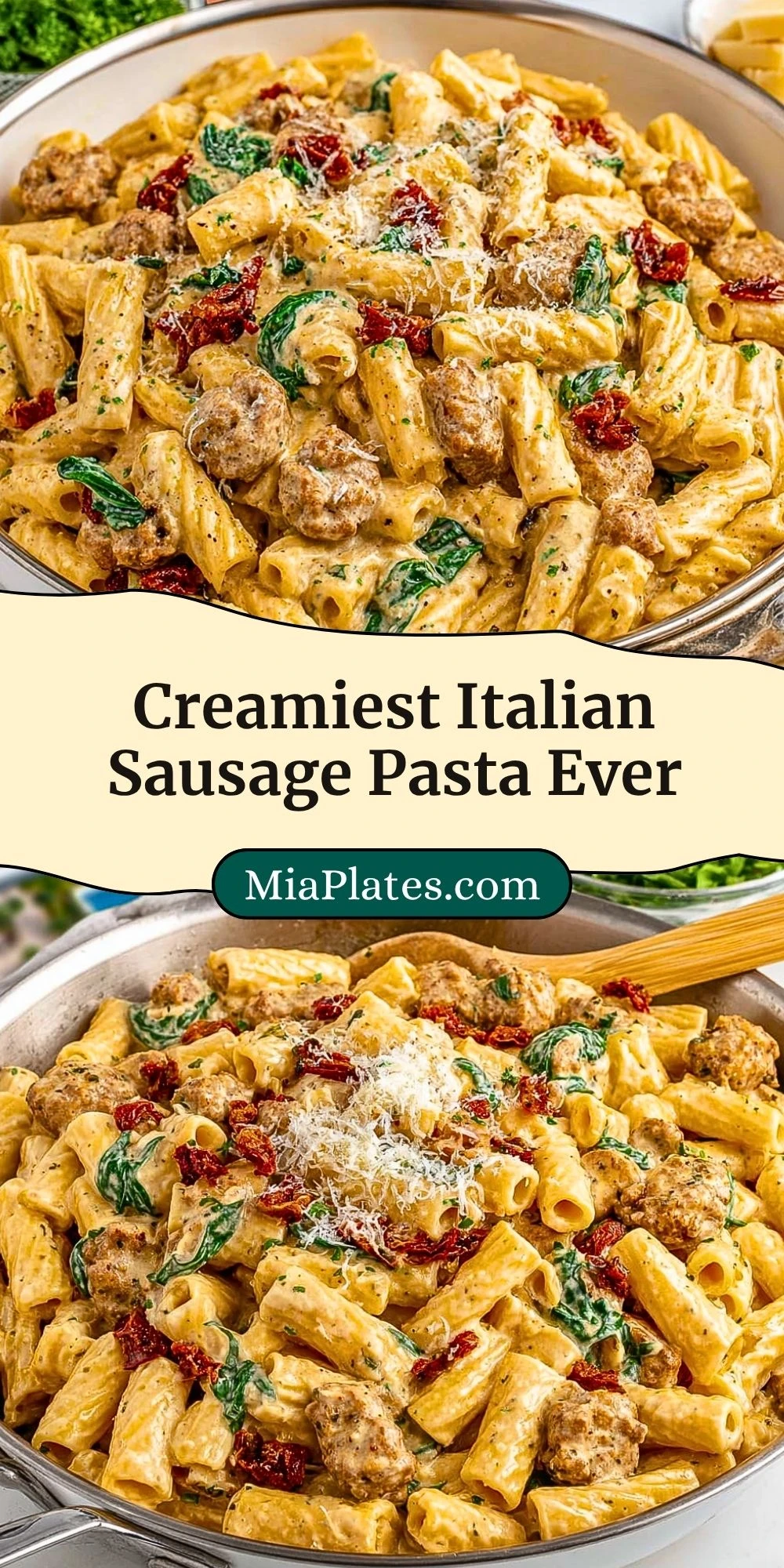 Creamiest Italian Sausage Pasta Ever (3)