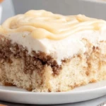 Cinnamon Roll Poke Cake