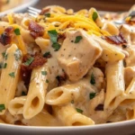 Crack Chicken Penne One Pot Pasta