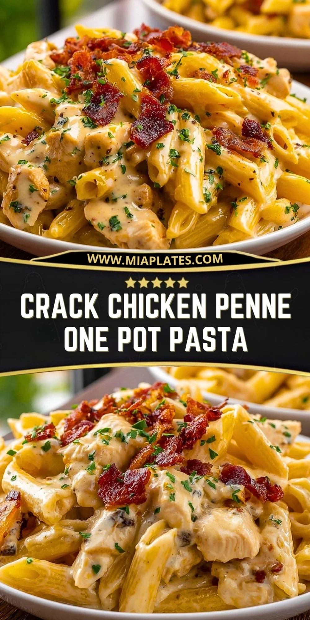 Crack Chicken Penne One Pot Pasta (2)