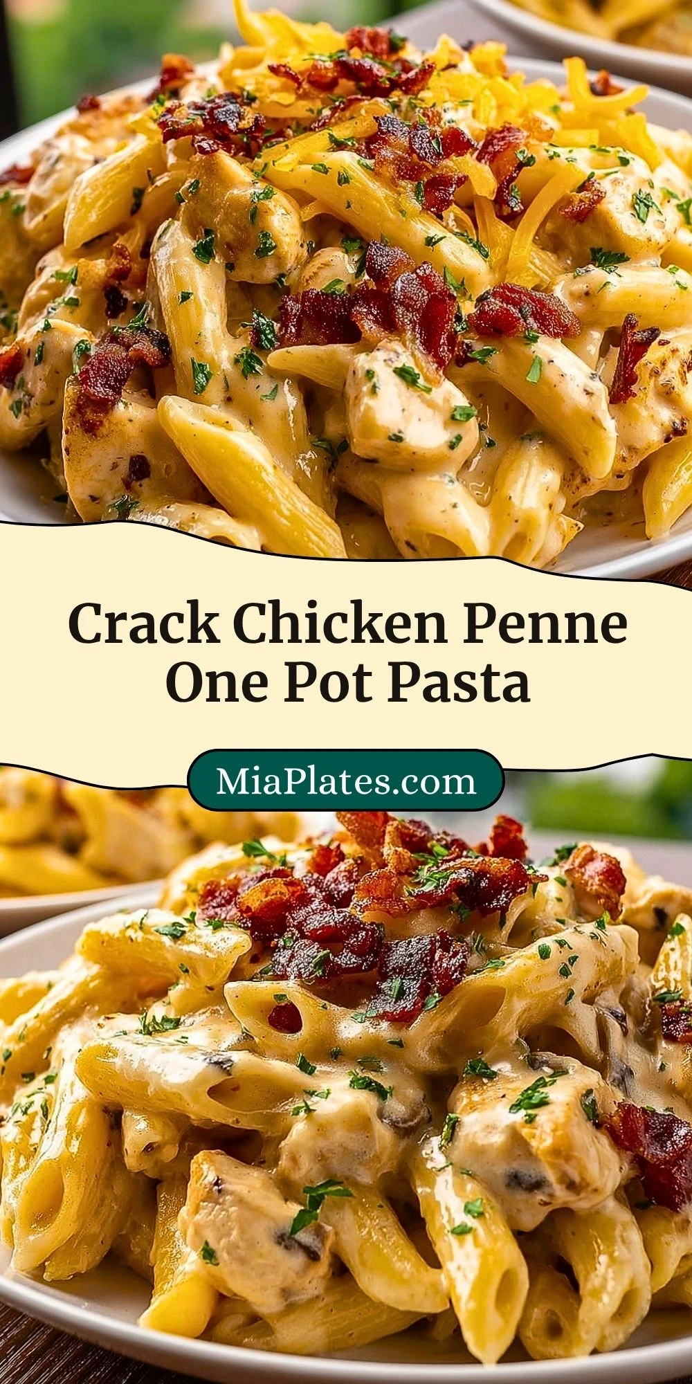 Crack Chicken Penne One Pot Pasta (3)