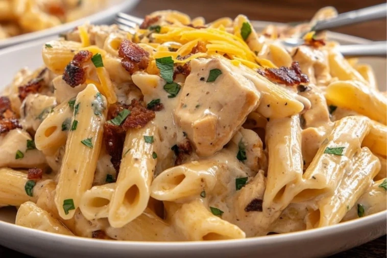 Crack Chicken Penne One Pot Pasta