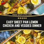 Easy Sheet Pan Lemon Chicken and Veggies Dinner (2)