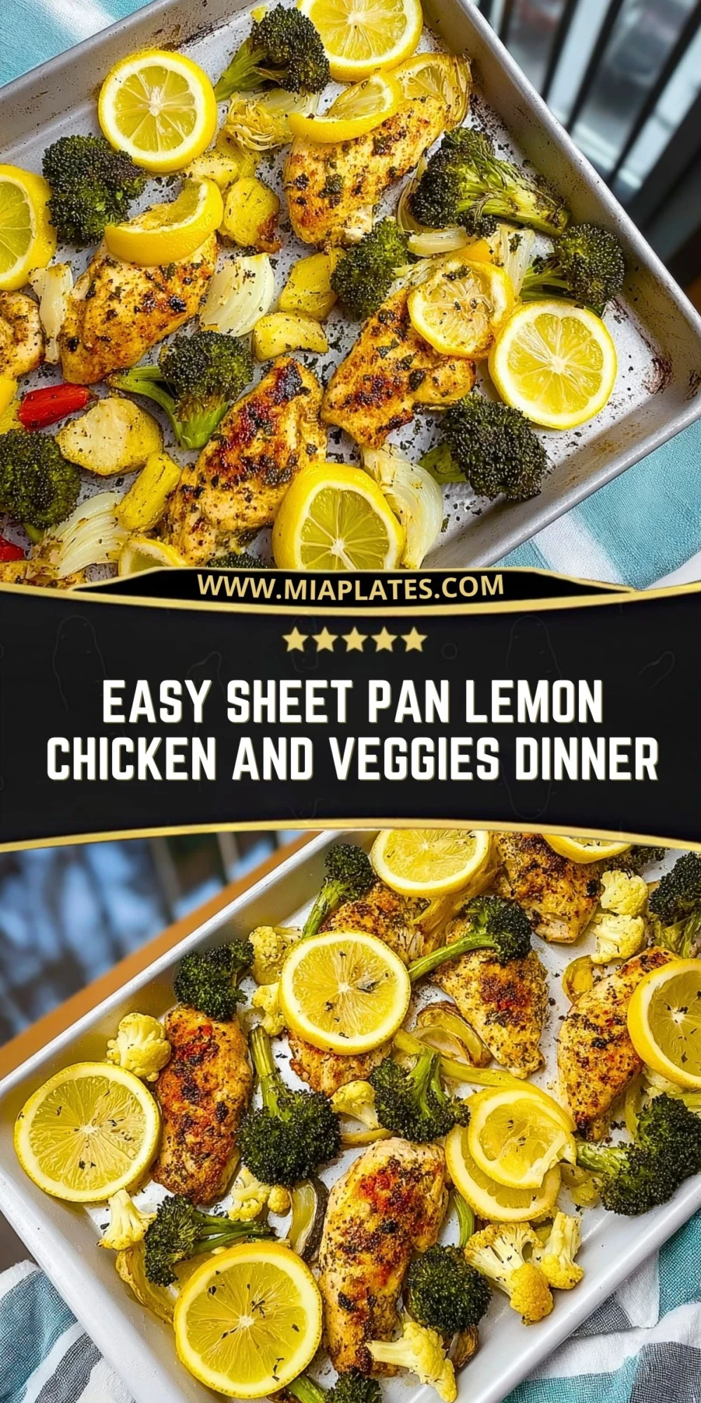 Easy Sheet Pan Lemon Chicken and Veggies Dinner (2)