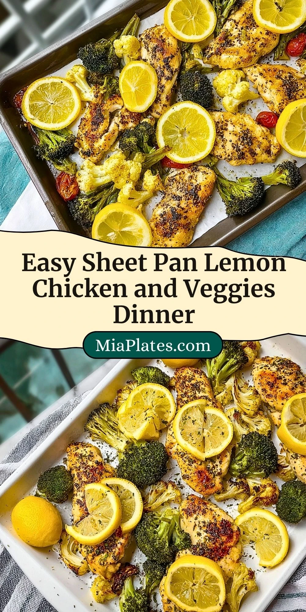 Easy Sheet Pan Lemon Chicken and Veggies Dinner (3)