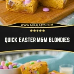 Quick Easter M&M Blondies (2)