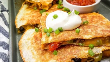 Sheet Pan Tex-Mex Quesadillas
