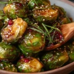 Teriyaki Glazed Brussels Sprouts