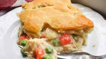 Cheater Chicken Pot Pie Casserole