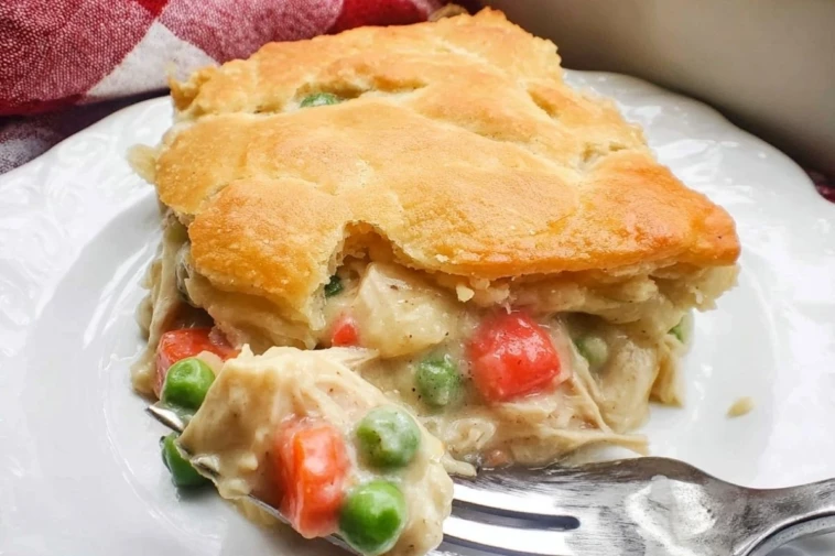 Cheater Chicken Pot Pie Casserole