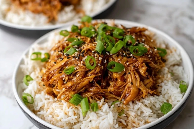 Honey Garlic Chicken and Rice