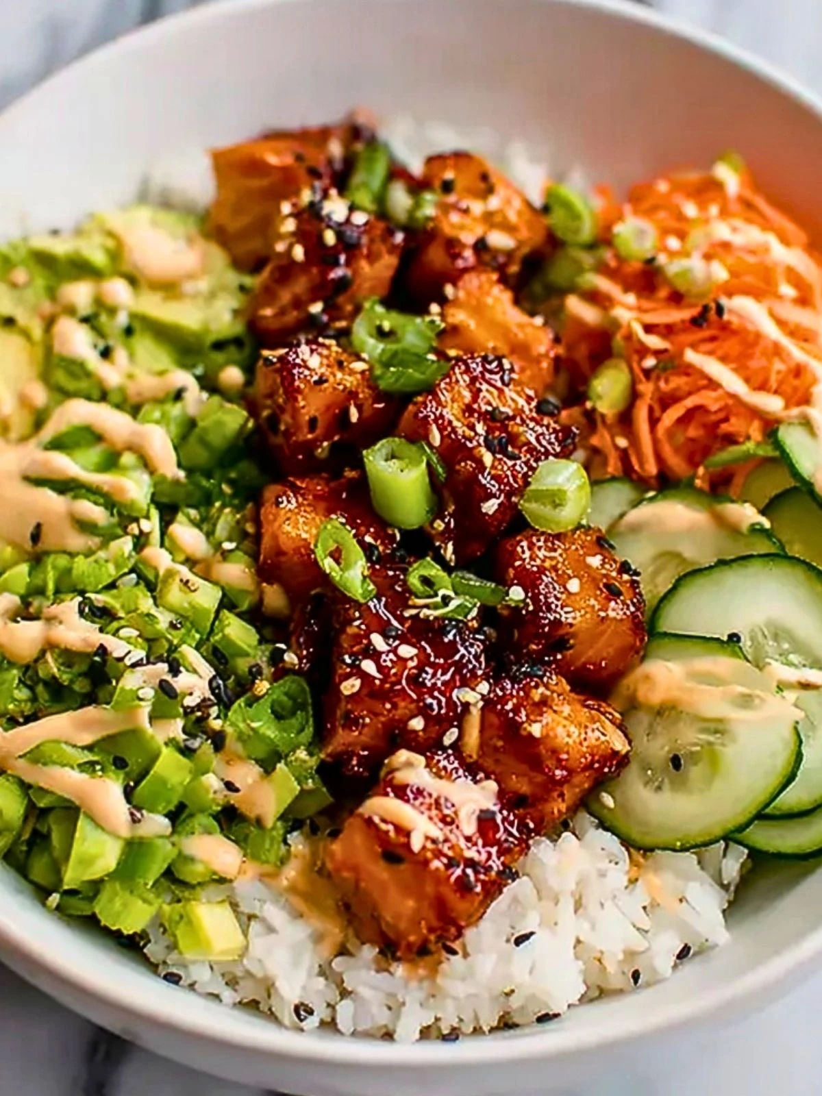 Spicy Salmon Rice Bowls (1)