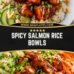 Spicy Salmon Rice Bowls (2)