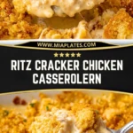 Ritz Cracker Chicken Casserolern (2)