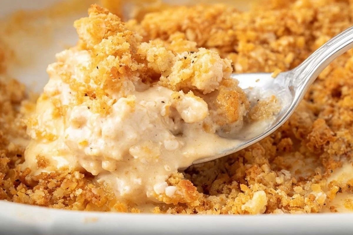 Ritz Cracker Chicken Casserolern