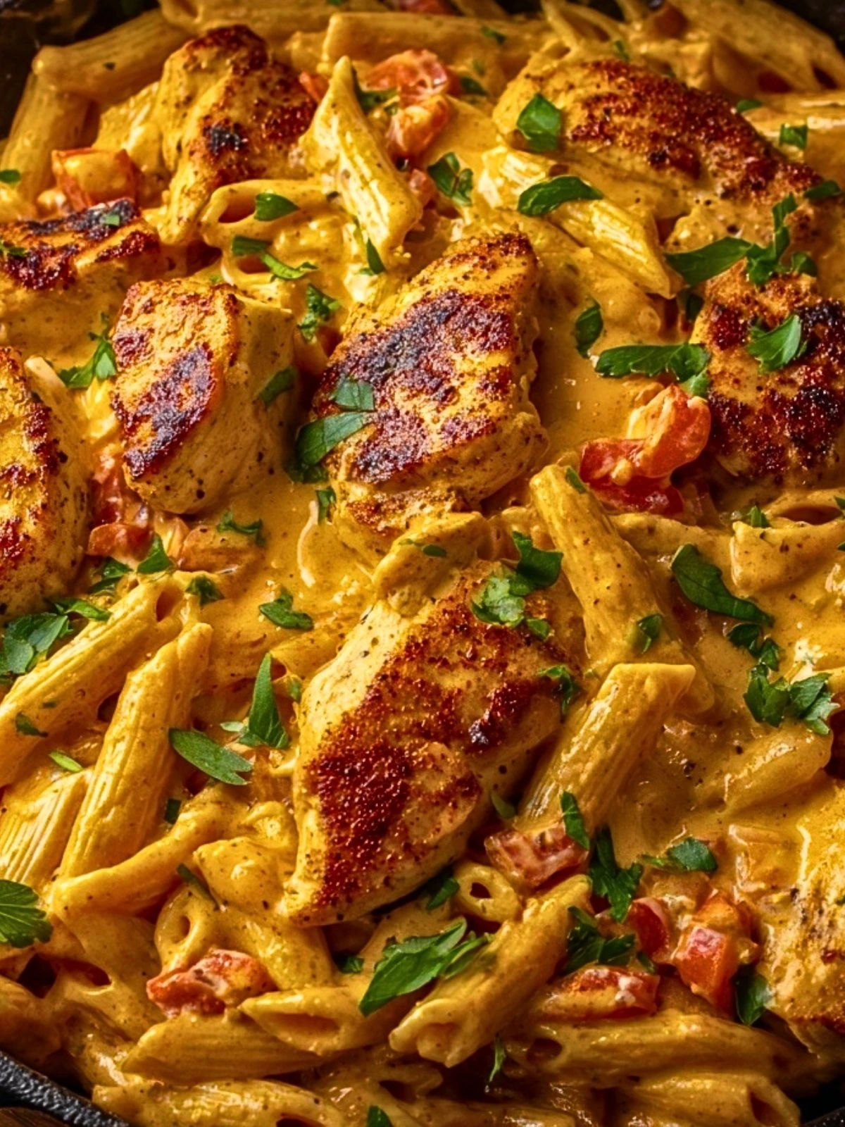 Creamy Cajun Chicken Pasta Skillet (1)
