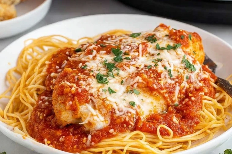 Crock Pot Chicken Parmesan