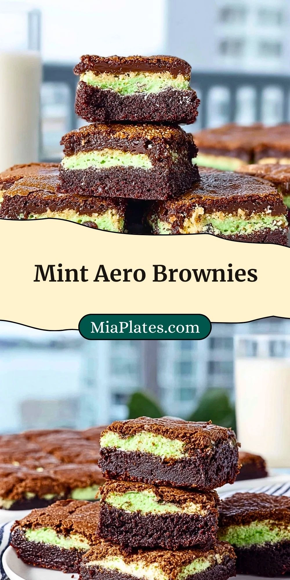 Mint Aero Brownies (3)