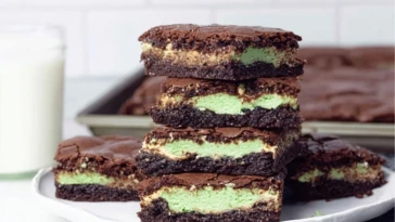 Mint Aero Brownies