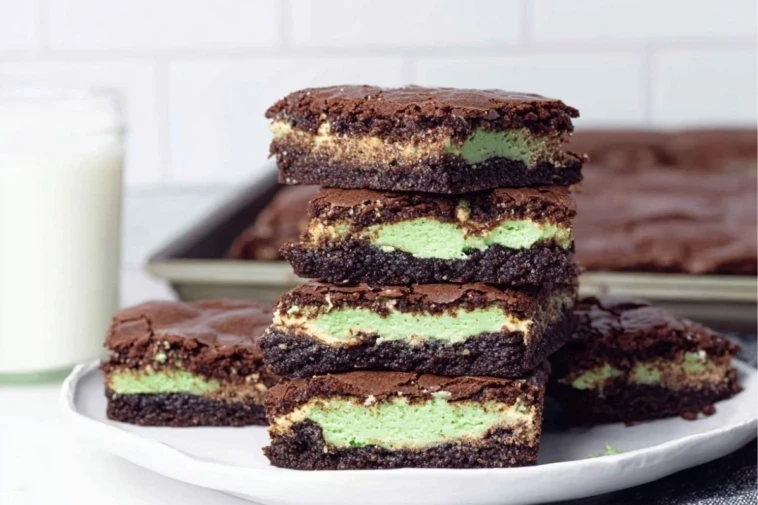 Mint Aero Brownies