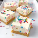 Easter Funfetti Cheesecake Bars
