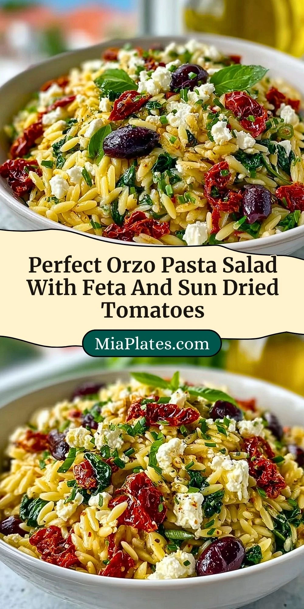 Perfect Orzo Pasta Salad With Feta And Sun Dried Tomatoes (3)