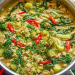 Ground Chicken Green Thai Curry