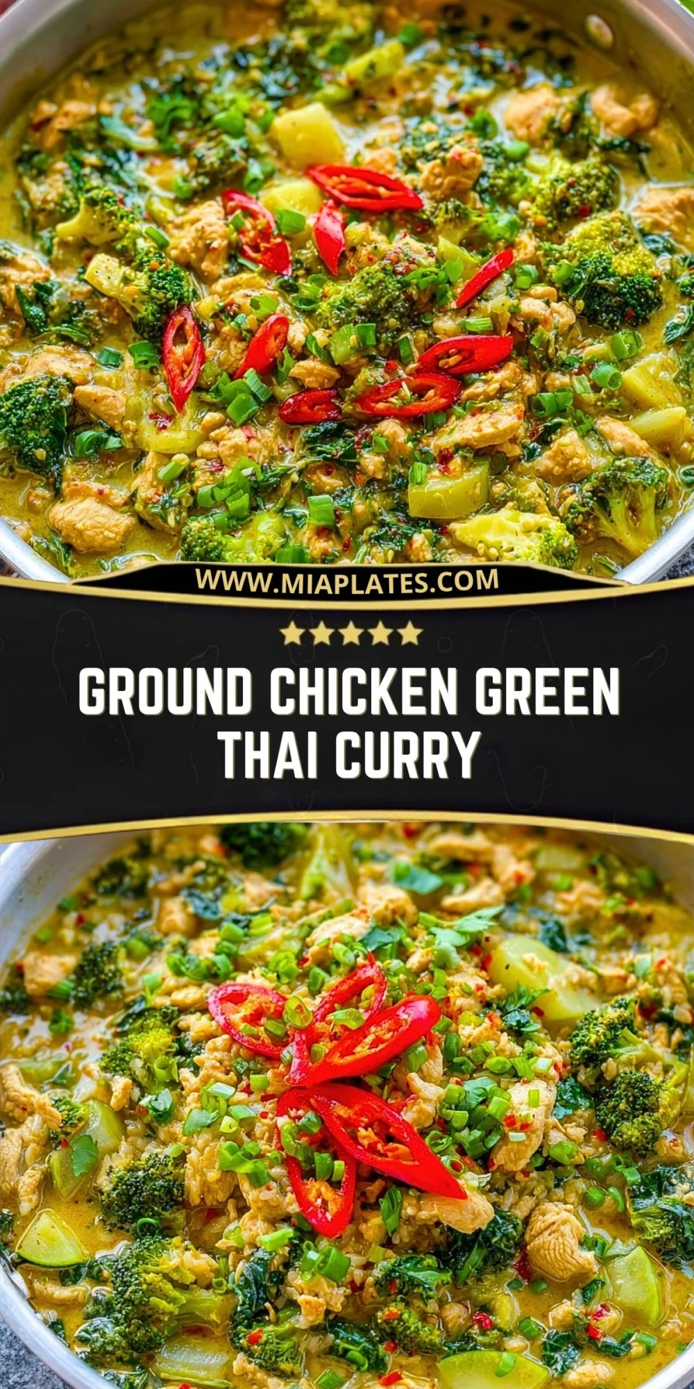 Ground Chicken Green Thai Curry (2)