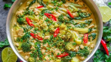 Ground Chicken Green Thai Curry