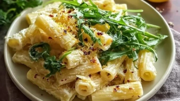Stanley Tucci's Creamy Lemon Ricotta Pasta with Arugula